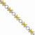 Sterling Silver Pink & Yellow Cz Bracelet