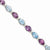 Sterling Silver Amethyst & Blue Topaz Bracelet