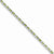 Sterling Silver Peridot Diamond Bracelet