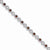 Sterling Silver Garnet Diamond Bracelet