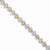 Sterling Silver Citrine Diamond Bracelet