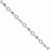 Sterling Silver Amethyst & Diamond Bracelet