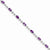 Sterling Silver Amethyst Bracelet