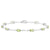 Sterling Silver Peridot Bracelet