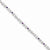 Sterling Silver Amethyst & Diamond Bracelet