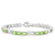 Sterling Silver Peridot Bracelet