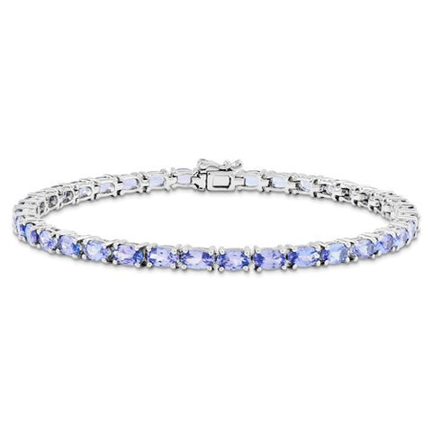 Sterling Silver Tanzanite Bracelet