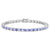 Sterling Silver Tanzanite Bracelet