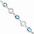 Sterling Silver Blue Topaz Bracelet