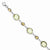 Sterling Silver Lemon Quartz and Citrine Oval Bracelet