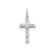 Laser Designed Cross Charm in Sterling Silver