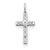 Sterling Silver Laser Designed Cross Charm hide-image