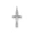 Laser Designed Cross Charm in Sterling Silver