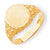 14k Yellow Gold Signet Ring