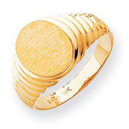 14k Yellow Gold Men's signet Ring