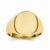 14k Yellow Gold Men's Signet Ring