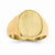 14k Yellow Gold Men's Signet Ring