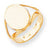 14k Yellow Gold Signet Ring