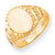 14k Yellow Gold Men's Signet Ring