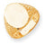 14k Yellow Gold Men's Signet Ring