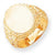 14k Yellow Gold Men's Signet Ring