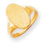 14k Yellow Gold Signet Ring