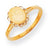 14k Yellow Gold Signet Ring