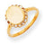 14k Yellow Gold Signet Ring