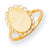 14k Yellow Gold Signet Ring