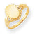 14k Yellow Gold Signet Ring