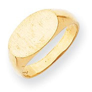 14k Yellow Gold Signet Ring