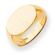 14k Yellow Gold Signet Ring