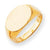 14k Yellow Gold Men's Signet Ring