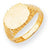 14k Yellow Gold Signet Ring