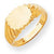 14k Yellow Gold Signet Ring