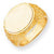 14k Yellow Gold Men's Signet Ring