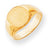 14k Yellow Gold Signet Ring