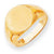 14k Yellow Gold Men's Signet Ring