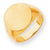 14k Yellow Gold Signet Ring