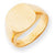 14k Yellow Gold Men's Signet Ring