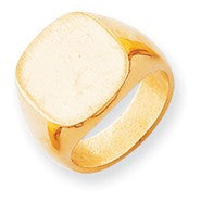 14k Yellow Gold Men's Signet Ring