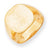 14k Yellow Gold Men's Signet Ring