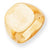 14k Yellow Gold Men's Signet Ring