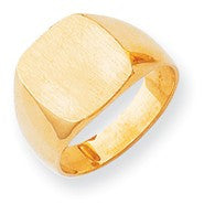 14k Yellow Gold Men's Signet Ring