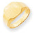 14k Yellow Gold Signet Ring