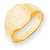 14k Yellow Gold Men's Signet Ring