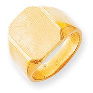 14k Yellow Gold Men's Signet Ring