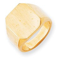 14k Yellow Gold Men's Signet Ring