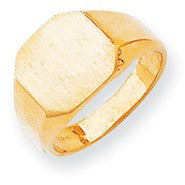 14k Yellow Gold Signet Ring