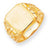 14k Yellow Gold Men's Signet Ring